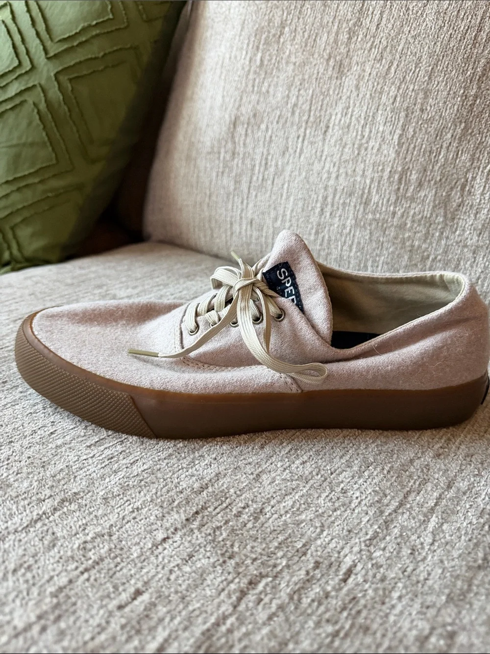Sperry Women's Low-Top Canvas Sneakers in Light Pink